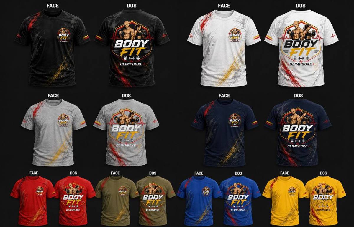 La gamme de tee-shirts Body Fit by Olimpboxe