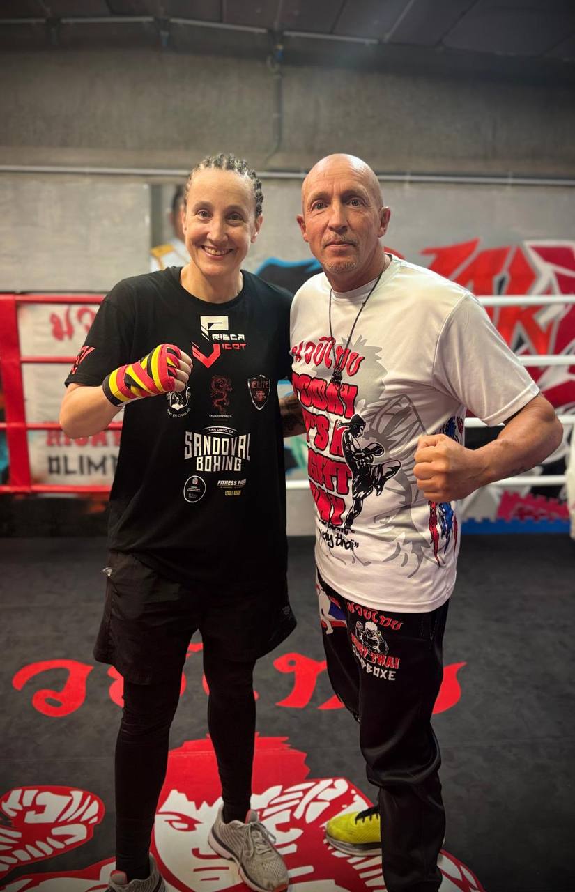 Prisca Vicot au club Olimpboxe